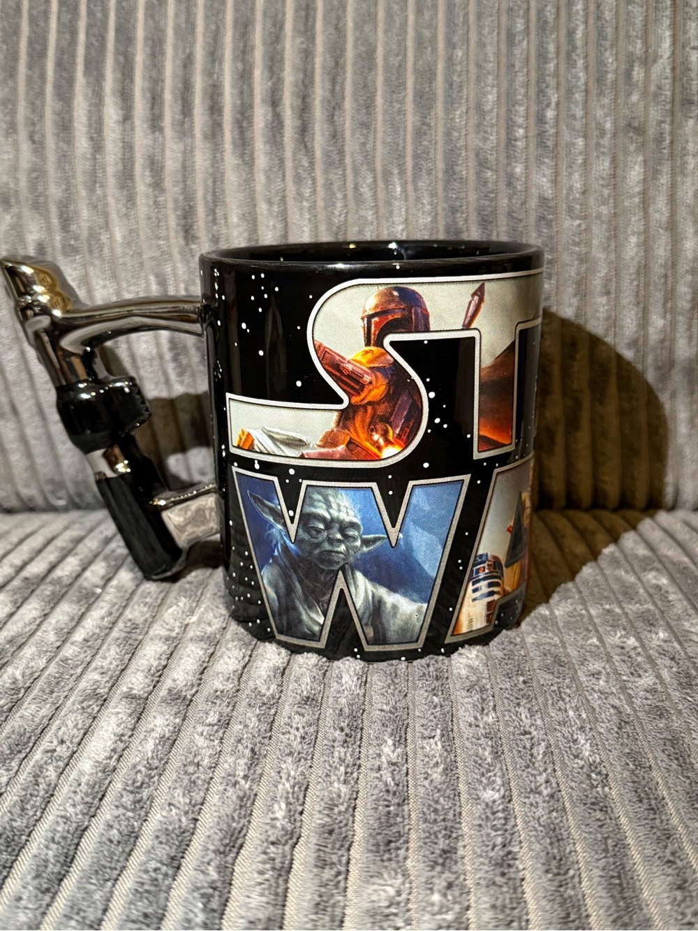 Star Wars Character Collage Coffee Mug - Black